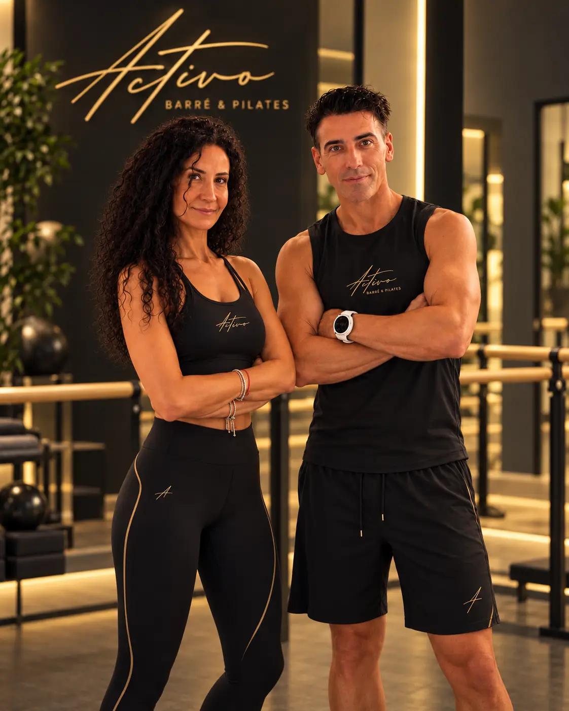 Macu y Mario en Estudio Activo Barré & Pilates